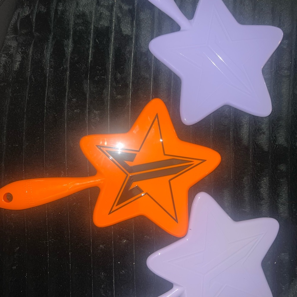Jeffree Star Bold Orange and Light Purple Star Mirrors
